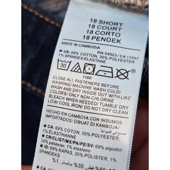 Old Navy High-Rise Wow Loose Jeans 18 Short Dark Wash Womens Denim Pants - Picture 4 of 6